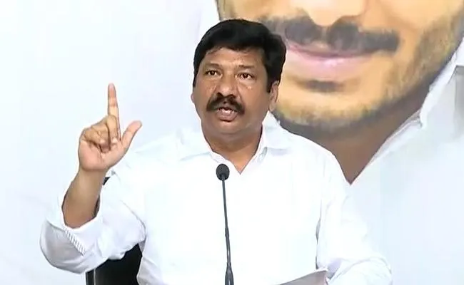 MLA Jogi Ramesh Fires On TDP Leaders Over IT Rides - Sakshi