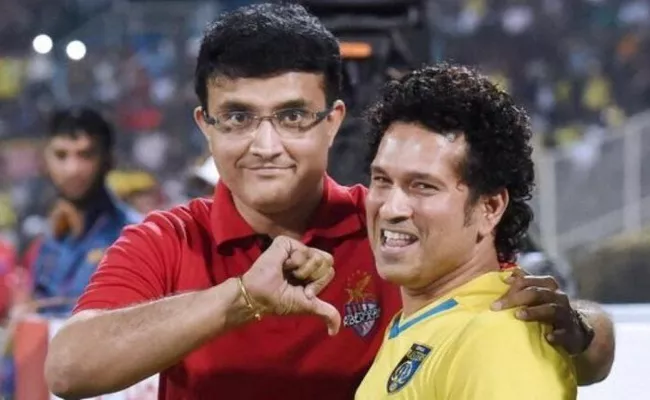 Sourav Ganguly Trolls Sachin Again On Social Media - Sakshi