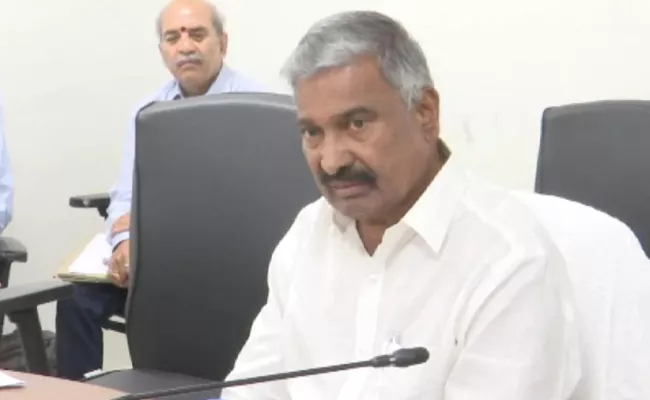 Peddireddy Ramachandra Reddy Review Meeting In Amaravati - Sakshi