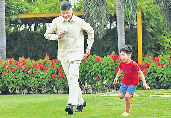 Chandrababu Naidu Gifted 26,640 Heritage Shares To His Grandson Devansh - Sakshi