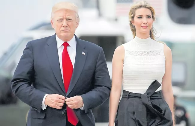 Ivanka Trump Her Husband To Accompany Donald Trump On India Visit - Sakshi