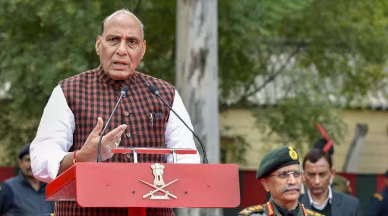 Rajnath Singh Says Pray For Early Release Of Mehbooba Mufti Abdullahs  - Sakshi