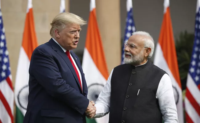 Donald trump India Visit: Trump Reach Hyderabad House - Sakshi