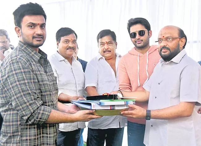 Nithin Andhadhun Telugu Remake Movie Launch - Sakshi