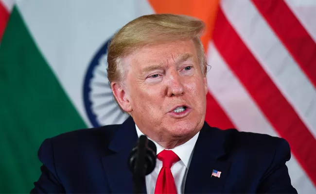 US President Donald J Trump interacts with business leaders - Sakshi