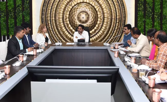 YS Jagan Meeting With IDE Technology Deputy CEO Leahy Torrenstein - Sakshi