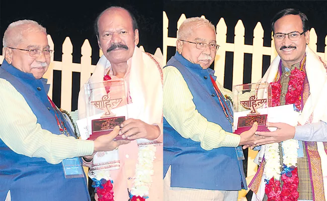 Bandi Narayana Swamy And Pennu Madhusudhan Rao Got Central Sahitya Akademi Awards - Sakshi