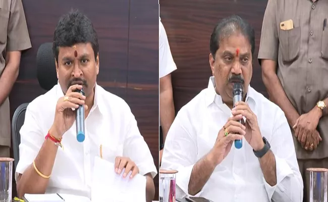 Vellampalli And Malladi Vishnu Comments On Chandrababu Naidu - Sakshi