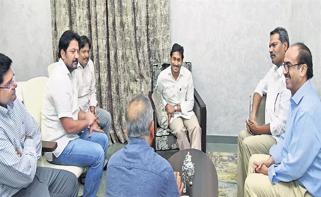 Telugu Film Producers Meets CM YS Jaganmohan Reddy - Sakshi