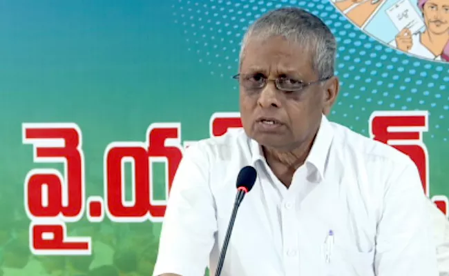 YSRCP Leader Dadi Veerabhadra Rao Slams Chandrababu Vizag Tour - Sakshi