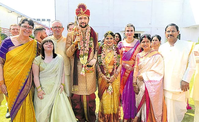 Sindhuja And Benjamin David Tie the Knot In Hyderabad - Sakshi