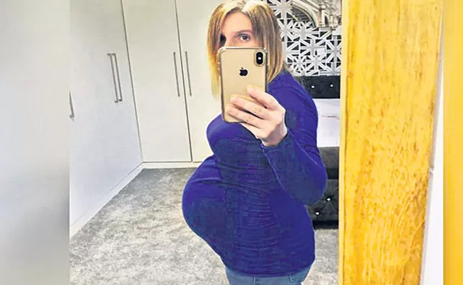 Selfie with the unborn baby By Sue Radford - Sakshi