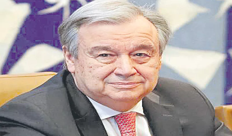 United Nations Secretary General Antonio Gutierrez Expressed Concern Over Riots In Delhi - Sakshi