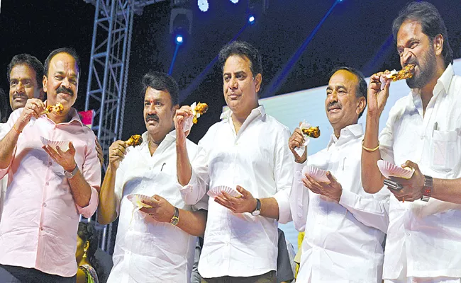 KTR Comments On Chicken - Sakshi