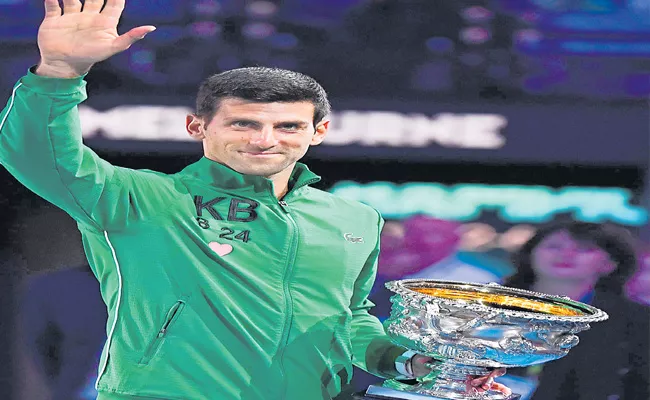 Novak Djokovic Wins Australian Open Grand Slam Mens Singles Champion - Sakshi