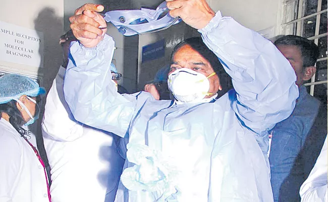 Coronavirus: New Virology Test Lab At Gandhi Hospital In Hyderabad - Sakshi