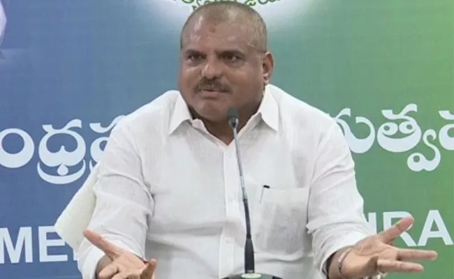 Minister Botsa Satyanarayana Fires On Chandrababu - Sakshi