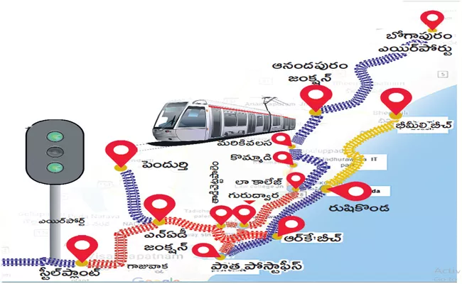 Visakha Light Metro to Bhogapuram - Sakshi