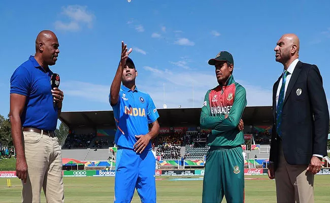 Under 19 World Cup Final Match Bangladesh Win Toss Opt To Bowl - Sakshi