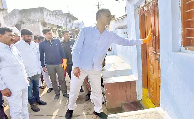 Minister Harish Rao Visited Siddipet On Tuesday Morning - Sakshi