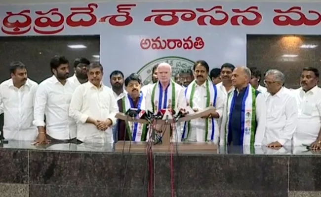 YSRCP Rajya Sabha Candidate Mopidevi Venkataramana Praises CM Jagan - Sakshi