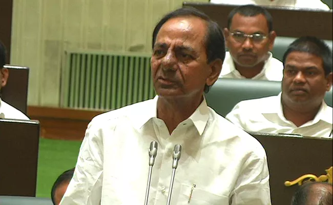 KCR SPeech In Assembly Over Palle Pragathi - Sakshi