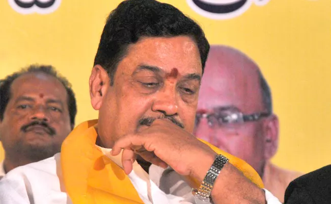 TDP Leaders gave Shock To TDP State President Kimidi Kala Venkatrao - Sakshi