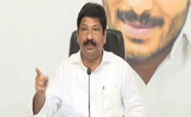 Jogi Ramesh Slams Chandrababu Over Local Body Elections - Sakshi