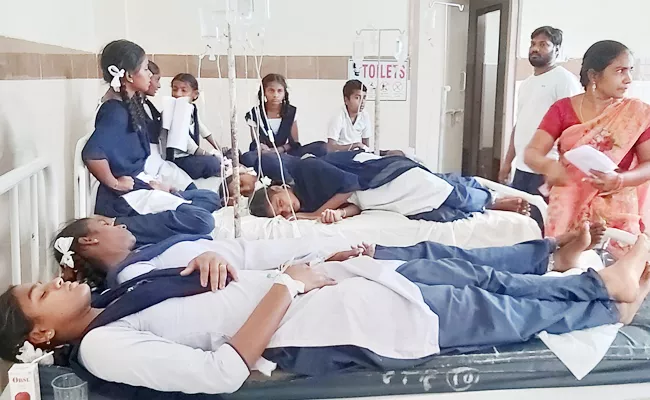 Students Illness With Food Poison in East Godavari - Sakshi