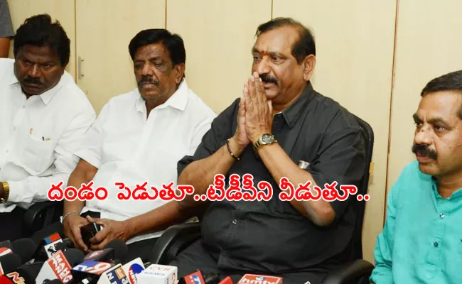 MLC KE Prabhakar Resign to TDP Party in Kurnool - Sakshi