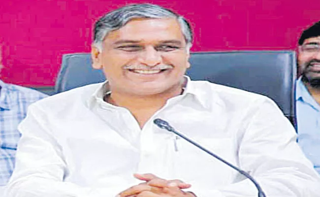 Harish Rao Speaks About Construction Of Check Dams in Telangana - Sakshi