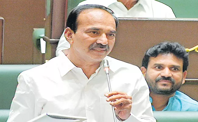 Etela Rajender speaks About Coronavirus In Debate Of Budget - Sakshi