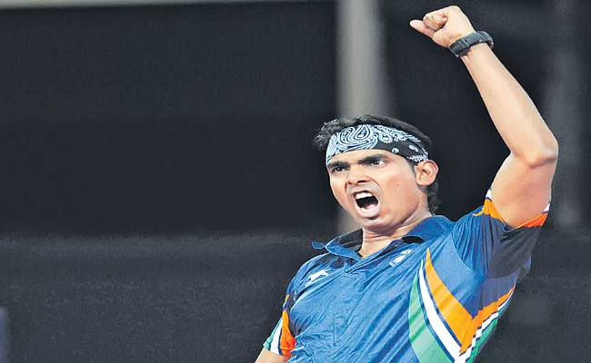 Oman International Title After Ten Years For Sharath Kamal - Sakshi