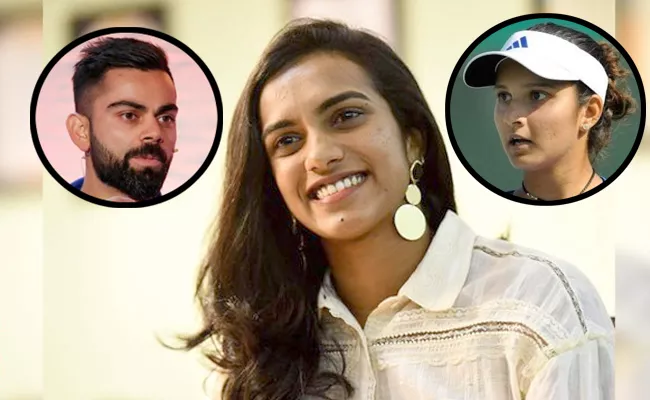 PV Sindhu safe Hands Challenge To Virat Kohli And Sania Mirza - Sakshi