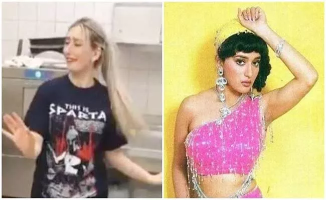 Greek Woman Dances To Madhuri Dixit Song To Beat Coronavirus Stress - Sakshi