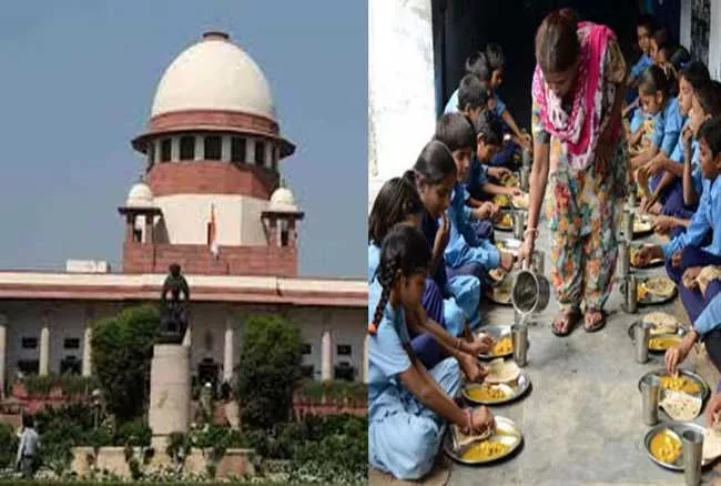 Supreme Court Notice To States Over Mid-Day Meals For Students - Sakshi