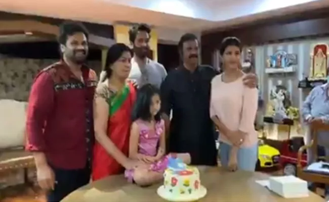 Manchu Lakshmi Birthday Wishes To Dad Mohan Babu - Sakshi