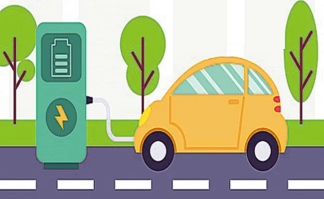 Decision of Central and State Governments for setting up of electric vehicle charging stations - Sakshi