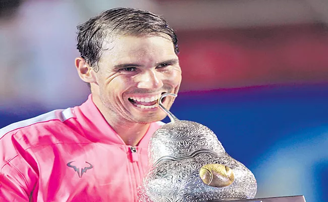 Rafael Nadal Got First Title In 2020 - Sakshi