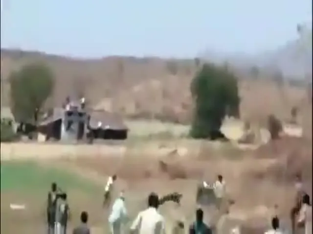 Scary Video Leopard Attacking On Crowd