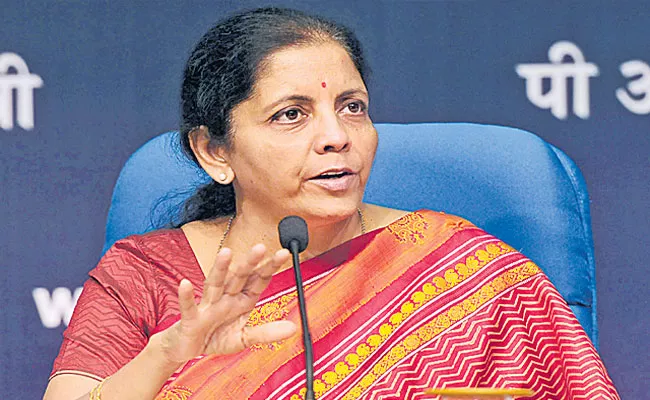 Nirmala Sitaraman Announces Financial package In Review Meeting With Industries - Sakshi