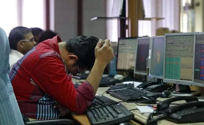 Sensex opens 2307 points lower  - Sakshi