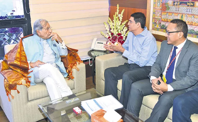 Buggana Rajendranath Meeting with the Chairman of 15th Finance Commission - Sakshi