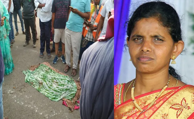 Woman Dies After Being Run Over By GHMC Lorry in Hyderabad - Sakshi