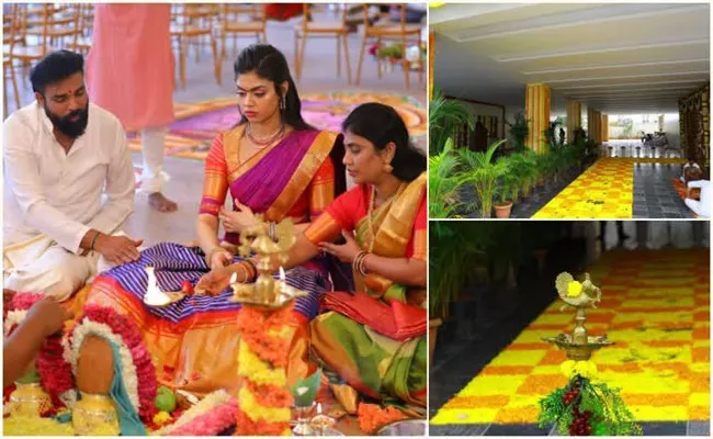 Karnataka Minister Sriramulu Daughter Marriage In Bellary - Sakshi