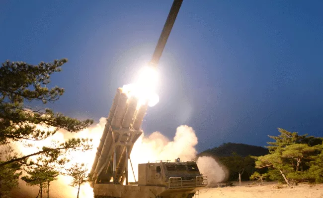 Report Says North Korea Tests Super Large Rocket Launcher Successfully - Sakshi