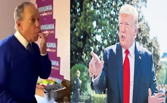 Donald Trump Slams Michael Bloomberg Says Unsanitary Over Pizza Video - Sakshi