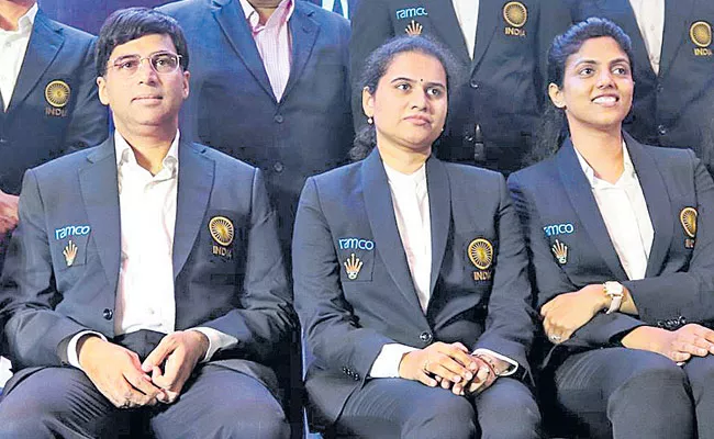 Hampi, Harika, Anand To Lead In Chess Olympiad - Sakshi