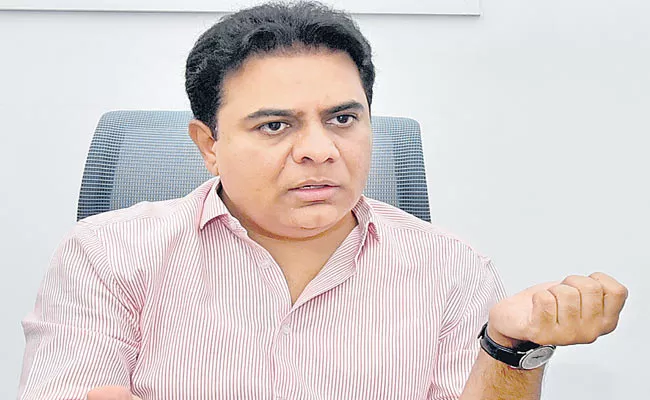 KTR Want To Spend 50 Thousand Crore For Hyderabad Development For next Four Years - Sakshi