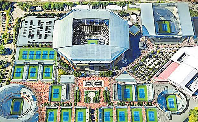 US Open Arena Will Become Corona Hospital - Sakshi